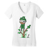 organic pirate Women's V-Neck T-Shirt