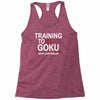 train insaiyan gym training to beat goku or krillin dbz dragon ball z Racerback Tank