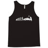evolution of man' chequered flag classic 912 Tank Top