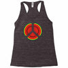 watermelon peace sign Racerback Tank