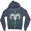 randy  the ram  robinson (2) Zipper Hoodie