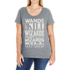 wizards kill wizards Ladies Curvy T-Shirt