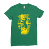 badger crest Ladies Fitted T-Shirt
