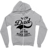 New Dad 2018 Rokie Dept. Zipper Hoodie
