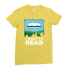 i want to read Ladies Fitted T-Shirt