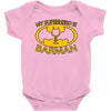 my superhero is barman Baby Onesie
