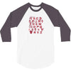 pop alphabet 3/4 Sleeve Shirt