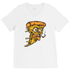 pizza smoking V-Neck Tee
