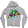 pizza time! Zipper Hoodie