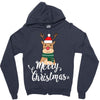 merry cristmas reindeer Zipper Hoodie