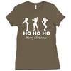 ho ho ho merry christmas Ladies Fitted T-Shirt