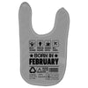 Born In February Baby Bibs