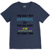you can't buy happiness, but you can adopt a cat and that's pretty muc V-Neck Tee