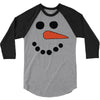 frosty snowman 3/4 Sleeve Shirt