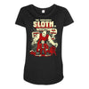 incredible sloth Maternity Scoop Neck T-shirt