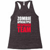 zombie apocalypse response Racerback Tank