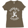 runs with scissors Ladies Fitted T-Shirt
