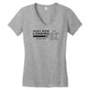 baby now loading Women's V-Neck T-Shirt