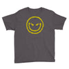 evil smiley emoticon Youth Tee