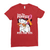 save the puppies Ladies Fitted T-Shirt