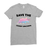 Save The Chubby Unicorns Ladies Fitted T-Shirt