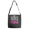 my favorite people call me nana cute Adjustable Strap Totes