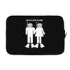 never dive alone scuba diving Laptop sleeve