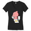 cha ching Women's V-Neck T-Shirt