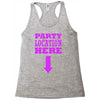 party location here Racerback Tank