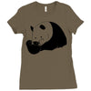 panda Ladies Fitted T-Shirt
