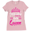 Celebrating With the 6th Birthday Queen Ladies Fitted T-Shirt