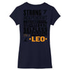 Strong Independent Motivated Leo Women's V-Neck T-Shirt