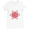 d20 atom Ladies Fitted T-Shirt