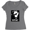 2pac (1) Women's Triblend Scoop T-shirt