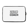 worlds okayest coach Laptop sleeve