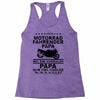 motorrad papa Racerback Tank