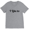 i like to V-Neck Tee