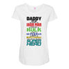 daddy you are my favorite superhero Maternity Scoop Neck T-shirt