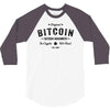 Bitcoin Satoshi Nakamoto In Crypto We Trust 3/4 Sleeve Shirt