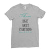 mom right about everything since xxxx Ladies Fitted T-Shirt