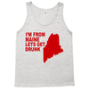 funny maine state Tank Top
