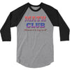 math club hippie hipster 3/4 Sleeve Shirt