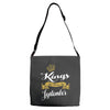 kings are born in september Adjustable Strap Totes