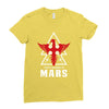Thirty Seconds To Mars With Eagle Ladies Fitted T-Shirt