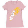 running we kick asphalt Ladies Fitted T-Shirt