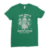 white lotus Ladies Fitted T-Shirt
