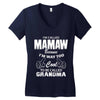 I&rsquo;m Called Mamaw Because I&rsquo;m Way Too Cool To Be Called Grandma Women's V-Neck T-Shirt