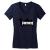 Fortnite Like A Boss Women's V-Neck T-Shirt