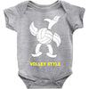 volleyball style sport funny gift present outdoor Baby Onesie