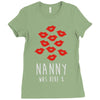 nanny was here Ladies Fitted T-Shirt